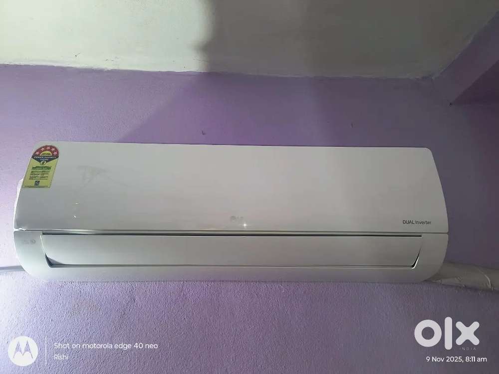 LG 1.5 ton 5 star 3 month old no use