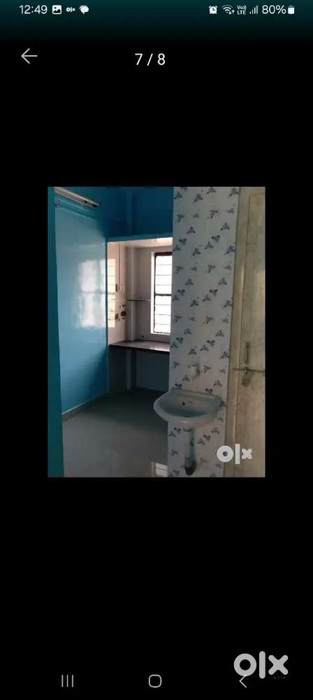 1 rk flat available on rent with all ammunities.