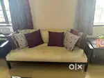 3 +1+1 sofa with Teak wood frames and foam with rexin covers
