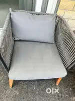 rope garden chair , patio seating elegant comfortable 2  chair