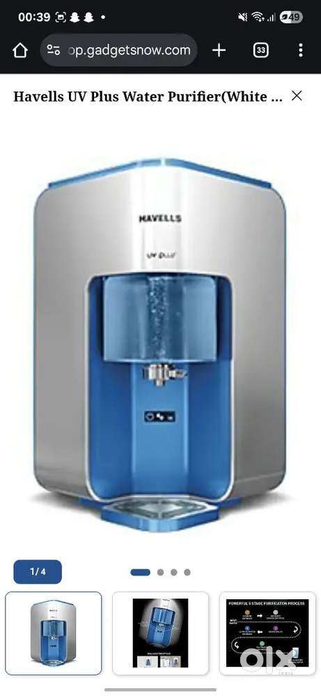 Ro uv plus havells 7tlr