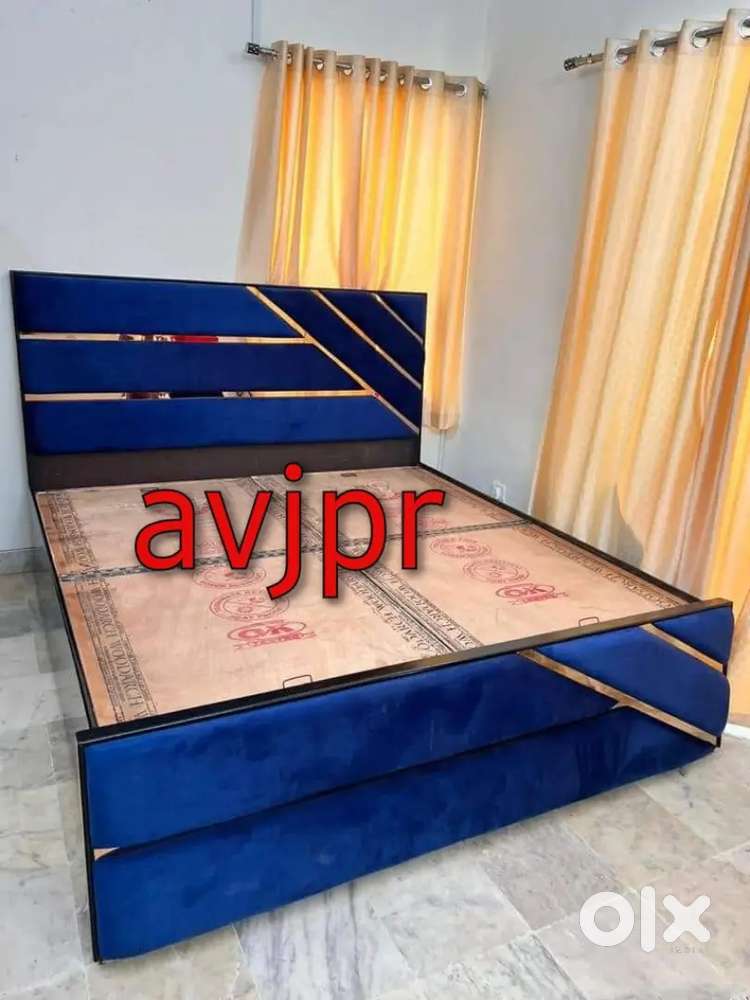 New Stylish Full Size Double Bed with Plywood Base – Just ₹13999