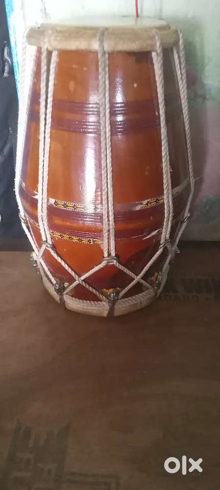 Sheesham wood dholak