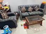 3 piece sofa set with center table