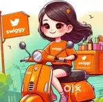 Grocery Swiggy delivery boy