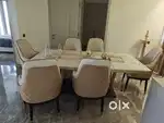 Dinning table without Marbel and 6 chairs