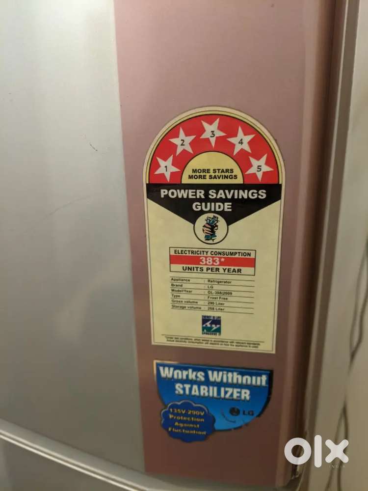 Refrigerator Excellent Condition  Frost Free  290L  5 Star