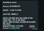 Promotor for airtel sims and broadband