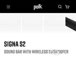 Soundbar polk signa s2