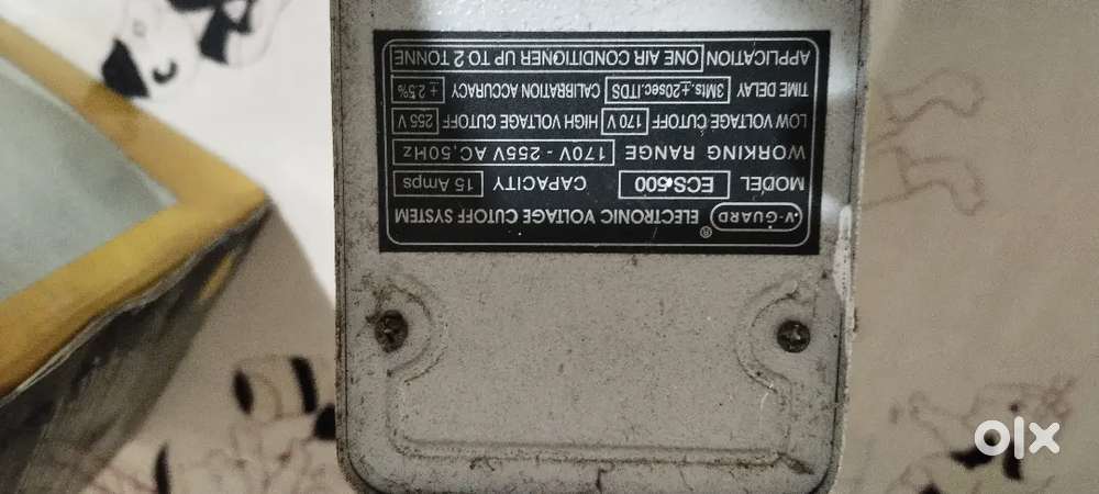 Voltage Stabilizer &Cut off