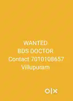 Wanted BDS DOCTOR