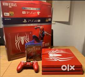 Playstation 4 Pro 1TB Limited Edition Spiderman PS4 Pro Console with G