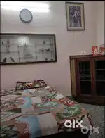 fully furnished room with, attached bathroom