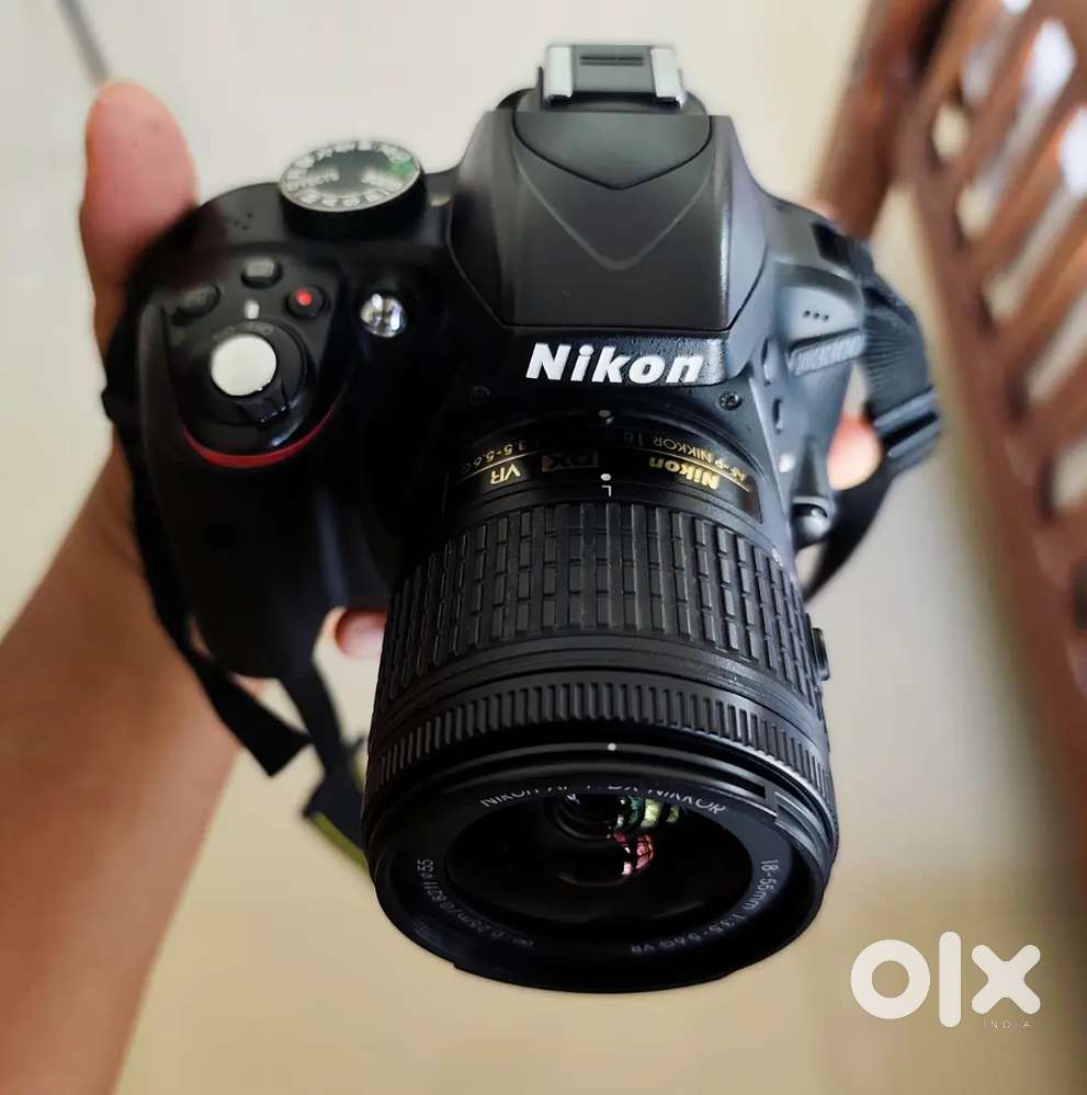 Nikon D3300 DSLR camera with 18-55mm and 70-300mm