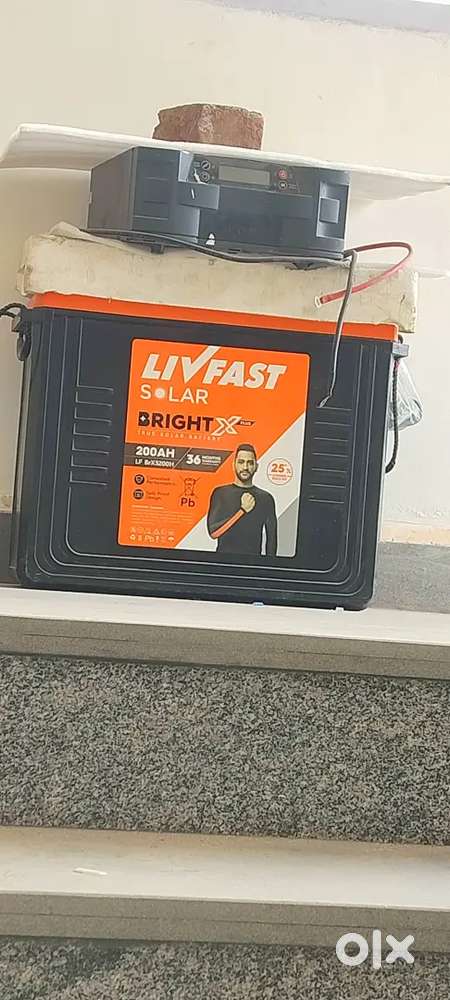 Solar inverter 1150va+200AH solar Battery