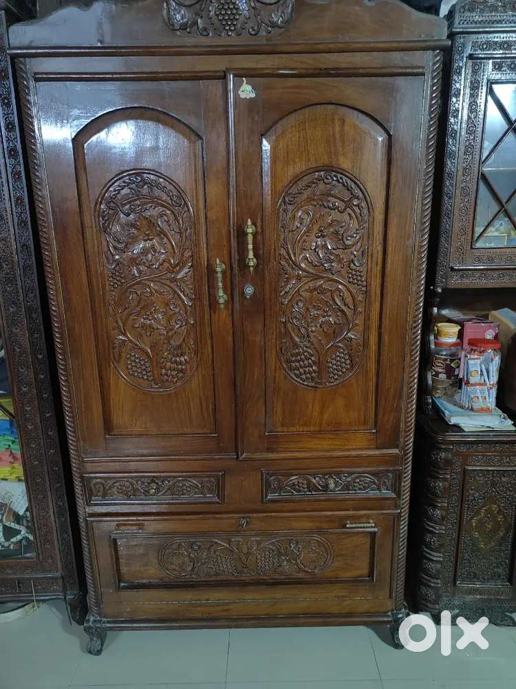 Wooden carvings cupboard