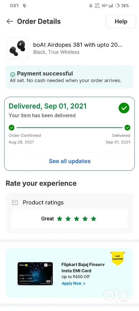 BOAT AIRDOPES 381 ( best deal for short time airpods using persons)