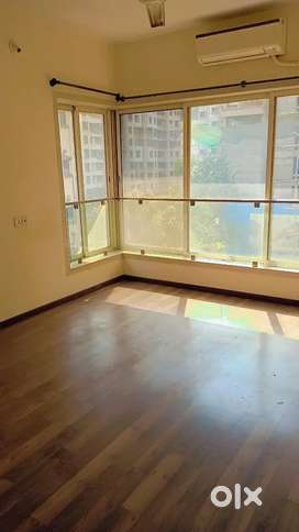 2 BHK semi furnished with parking flat available for rent