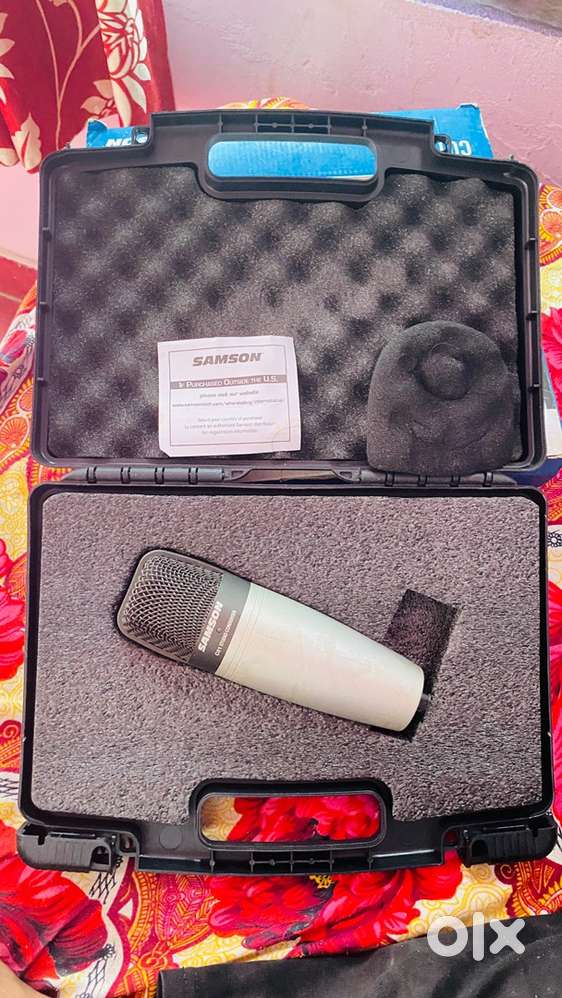 SAMSON Condenser Microphone and Audio Interface + Full Studio setup