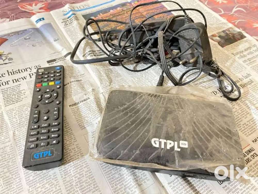 Excellent condition Gtpl setup box 6 months old for sale