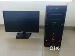 LG MONITOR  AND CPU