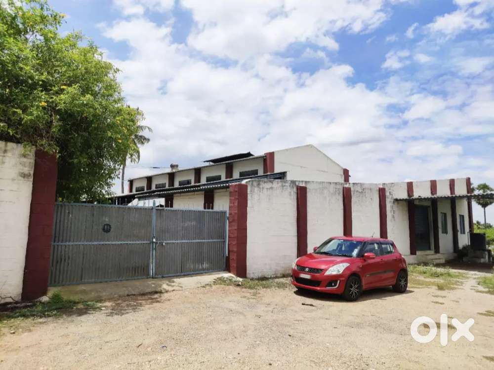 Factory Godown for Rent-65HP-5000 Sq.Ft -Kullampalayam (Erode Highway)