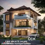 2 KM from TCS Square 2000 sqft 5 BHK Villa sale 70 lac Super Coridor