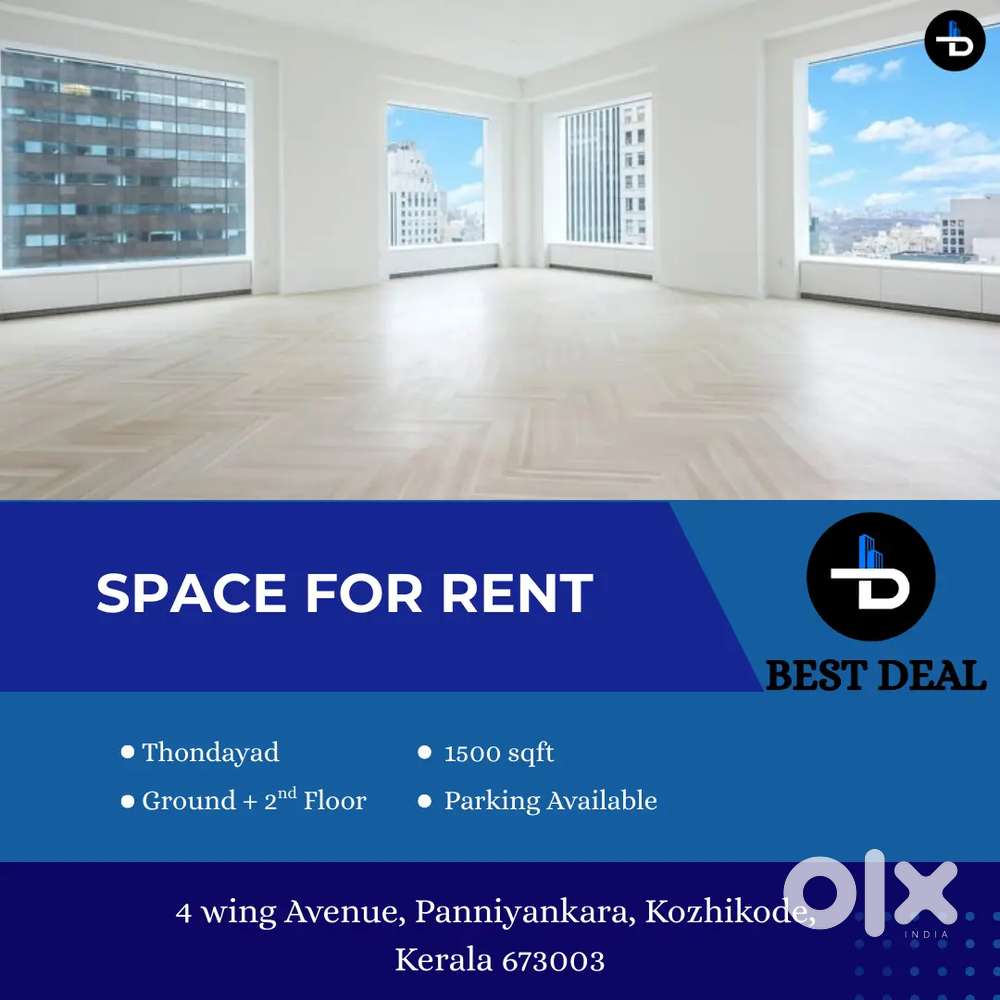 SPACE FOR RENT AT CALICUT