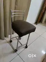 Stainless steel counter chair