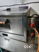 Urgently sale pizza Oven & Indian Bhatti 2 Burner