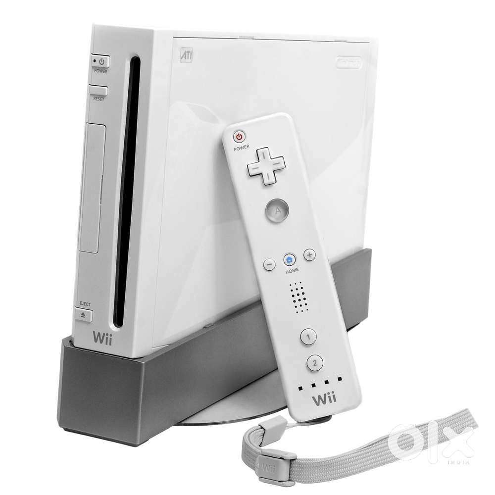Wii nintendo with games and smart plug