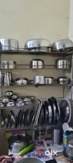 Utensils Steel Rack 3 foot Max. Space, Rust free & not break.