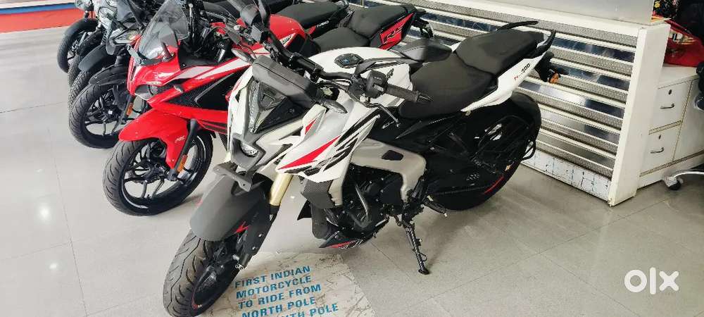 Bajaj showroom. All Bajaj bikes available at low down payment