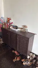Stylish Wooden Shoe cabinet with TV unit