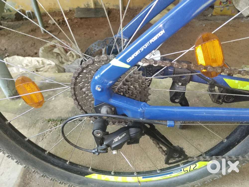 ROCKRIDER Mountain cycle blue colour 18 gear