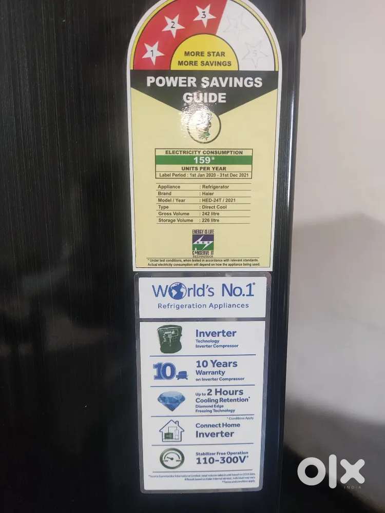 242Ltr . Haier Fridge for sale