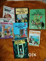 The adventures of Tintin and asterix comics