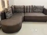 Home Town make L shape Sofa - 5 seated with 5 nos., 4 yrs old