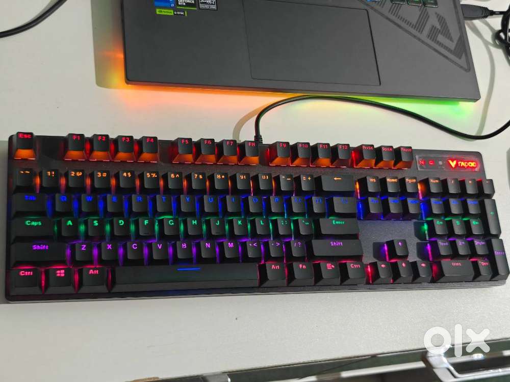 RAPOO gaming keyboard RGB lights