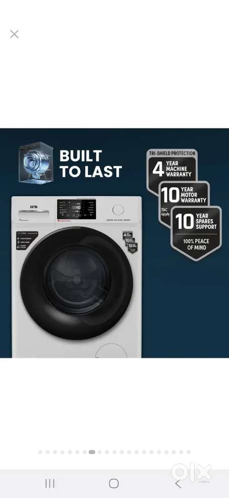 Looking to sell IFB 8 KG front load fully automatic washing machine