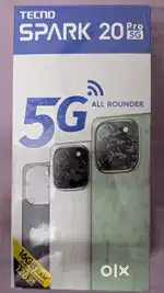 TECHNO Spark 20 Pro 5G 128GB + 8 GB, Neon Green color