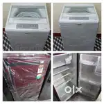 #889 Whirlpool top load wm & LG 210L single door fridge combo offer