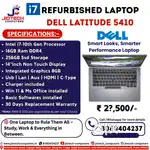 Premium Quality Refurbished Laptop Dell Latitude 5410 in A++ Conditon
