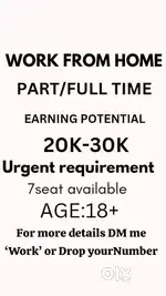 Work From Home Part Time job for Students,Housewives ,Employees