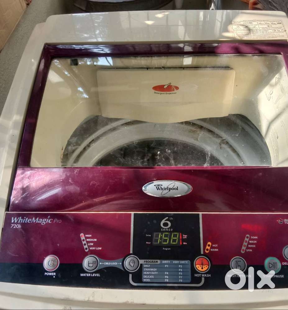Whirlpool top load 7.2 kg fully automatic washing machine