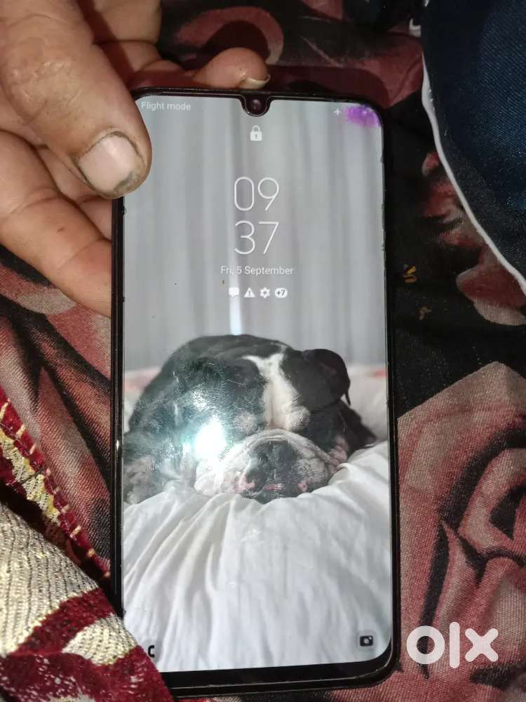 Galaxy M 21 4g small pink circle only note problam