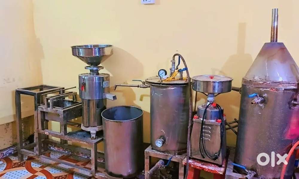 Automatic Soya Tofu Paneer Plant