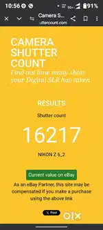 Nikon z6ll well maintain