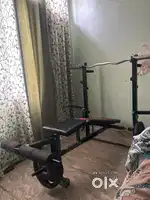 Kent bench press and 2 5 kg dumbbell with one road