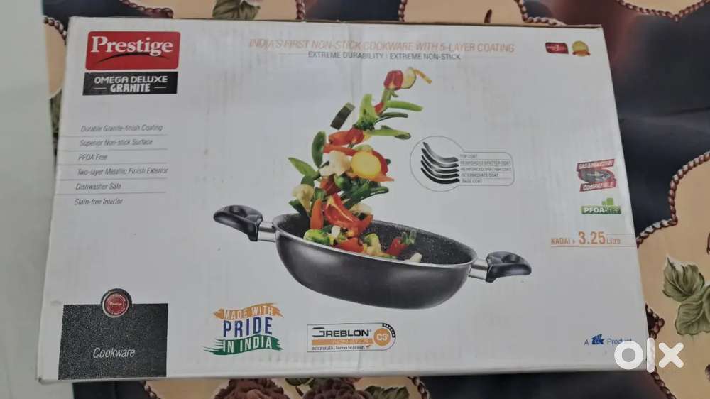 Prestige Omega Delux Granite Kadai 3.25 Ltr.
